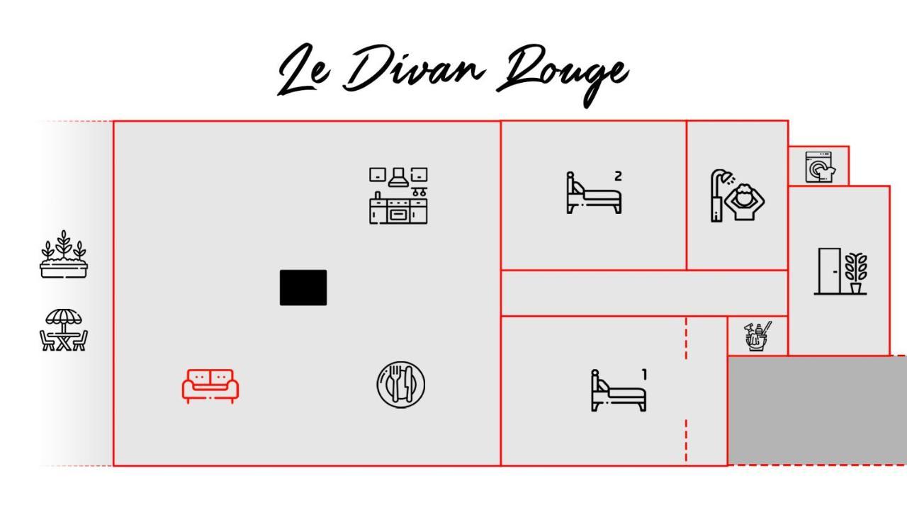 בריסל Le Divan Rouge Apartement, Next Atomium & Expo מראה חיצוני תמונה